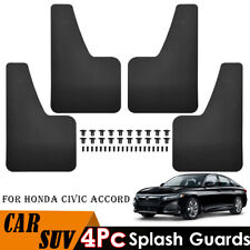 4x Mud Flaps Splash Guards Mudguards For Honda Civic Si Accord Odyssey Mudflaps