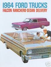 1964 Ford Falcon Ranchero Truck Sales Brochure