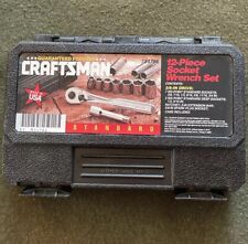 Vintage Craftsman 38 Drive Socket Set Case Permenex 9-34786 Excellent