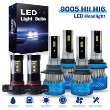 Led Headlightsfog Lights Bulbs White For Chevy Silverado 3500 Hd 2007 2008-2020