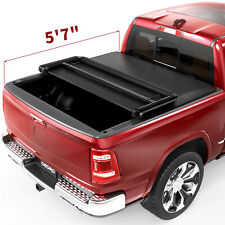 Soft 5.6 5.7ft Tri-fold Tonneau Cover Truck Bed For 2009-2023 Dodge Ram 1500