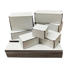25 3x3x2 White Corrugated Cardboard Boxes Packing Shipping Mailing Box