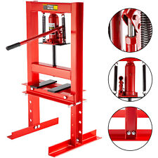 Vevor Hydraulic Shop Press Floor Shop Equipment 6ton Jack Stand H Frame Red