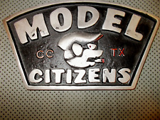 Car Club Plaque Model Citizens Tx Gangster Ebay Motors Cigar Newsboy Cap Ed Roth