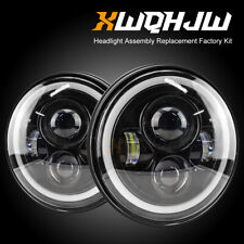 Pair 7 Inch Led Car Headlight Parts Round Hilo Beam For Chevy Pickup Truck3100