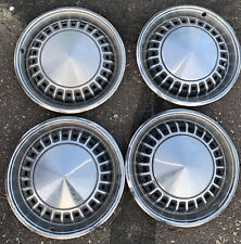 Qty 4 Genuine Oem 1970 1971 Plymouth 15 Inch Hubcaps Wheel Covers Mopar