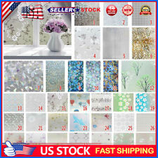 Frosted Privacy Frost Glass Window Film Sticker Bedroom Bathroom Home Decor Us