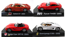 Set Of 4 Sports Cars Saleen Tvr Koenigsegg 143 Ixo Model Supercars Diecast Sl22
