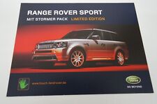 Range Rover Sport Stormer Pack 2006 Limited Edition Brochure