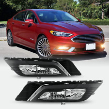 For 2017-2018 Ford Fusion Led Bumper Fog Lights Driving Lamps Wswitch Pair
