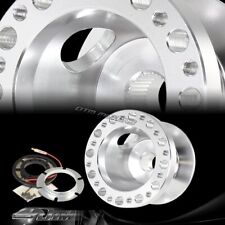 Silver 6-hole Aluminum Steering Wheel Hub Adapter Kit For Hyundai Genesisaccent