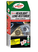 Turtle Wax Headlight Restorer Kit Cleaning Restoration Polish Car Headlamp Lens