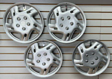 New 15 Aftermarket Universal Wheelcover Hubcaps Set Of 4 Silver Kt900