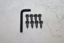 Anti-theft Black Security Screws For Ford Mustang Front Rear License Plate