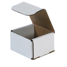 500 Pack 3x3x2 White Corrugated Shipping Mailer Packing Box Boxes 3 X 3 X 2