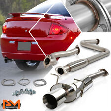 For 05-10 Chevy Cobalt 2.2 4 Rolled Oval Muffler Tip S.s Catback Exhaust System