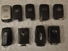 Lot Of 9 Smart Key Fobs Lexus Toyota Mazda Corvette Lincoln.