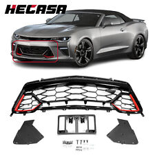 Hecasa For Chevrolet Camaro Ss 2016 2017 2018 Lower Grille Black Red 84040593