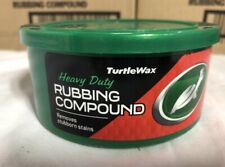 Heavy Duty Turtle Wax Rubbing Compound Tub Truck Auto Scratches Cleaner 10.5 Oz.