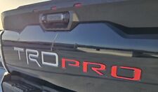 Tundra Trd Pro 2022 3d Raised Domed Tailgate Insert Letters. Choose The Color.