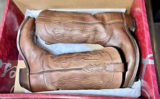Lucchese Womens Ranch Hand Cowboy Boots - Tan Size 8b