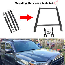 For 05-23 Toyota Tacoma Double Cab Luggage Carrier Roof Rack Crossbar Side Rails