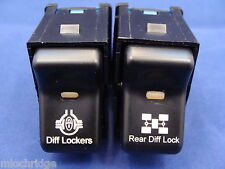 2 Rocker Switches Lockers Front And Rear Kit Tj Wrangler Life Time Warranty New