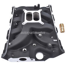 Intake Manifold Dual Plane Style Black For Ford 352 360 390 Non-egr 1500-6500rpm