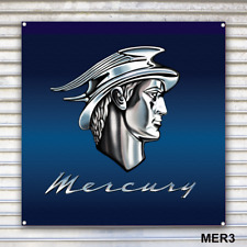 Classic Mercury Banner Sign Wall Art