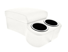 Wallaby White Bench Seat Console With Drink Holders Musclecar Classic Hotrod