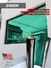 One Way Mirror Reflective Color Uv Window Tint Film Home And Office Green
