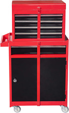 Redblack Rolling Garage Workshop Tool Organizer - 4-drawer Chest Large Cabinet