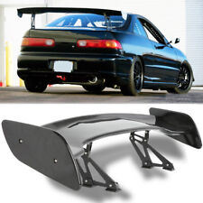 46 Rear Trunk Spoiler Wing Adjustable Gt-style Glossy Black For Acura Integra