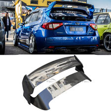 For 08up Subaru Impreza Grb Wrx Sti Carbon Fiber Rear Spoiler Wing Brake Light
