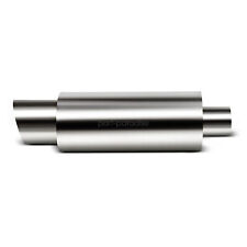 2 Inch Inlet Muffler Tip Stainless Polished 3 Inch Outlet Straight Through