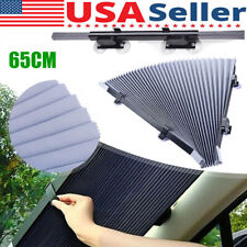65cm Retractable Car Front Windshield Sun Shade Sun Visor Uv Block Cover Protect