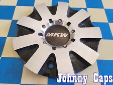 Mkw Wheels C901802 . Custom Metal Black Silver Center Cap 34 Qty. 1