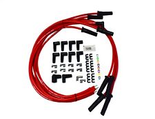9.5mm Red Silicone High Performance Spark Plug Wire Set Universal Fit V8 V6