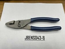Snap-on Tools New Power Blue 8 Talon Soft Grip Combo Slip-joint Pliers 47acfmb