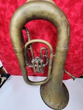 Vintage Brass Alto Horn Antique Brass Instrument Alto Horn Old Musical Brass