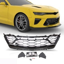 Fits 2016-2018 Chevrolet Camaro Ss Lower Grille Gloss Black Ss Emblem 84040596