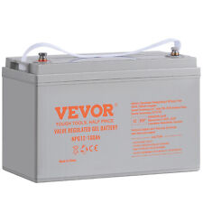 Vevor Deep Cycle Battery 12v 100 Ah Agm Marine Rechargeable Battery Ul Certified