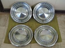 62 63 Lincoln Hub Caps 14 Set Of 4 Wheel Covers Hubcaps 1962 1963