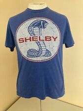 Shelby Cobra Mens Short Sleeve T-shirt Blue Sz Large Official Licensed Product