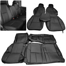 Front Rear Seat Cover Set Fits Chevy Silverado Gmc Sierra 2007-2013 Crew Cab