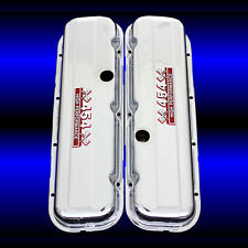 Chrome Valve Covers For Big Block Chevy 454 Engines Factory Height 454 Emblems