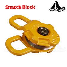 Wolfstrom Recovery Kit Snatch Block 35 Tshackle Winch Ropehooktow Strap
