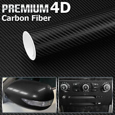 Premium 4d Gloss Carbon Fiber Vinyl Sticker Wrap Decal Sheet Bubble Free Film