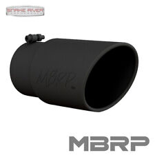 Mbrp 12 Black Diesel Exhaust Tip 5 Inlet 6 Outlet Angled Rolled End 12 Long