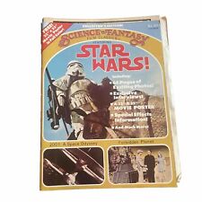 Star Wars Vintage 1977 Science Fantasy Film Classics 1 Magazine Wposter